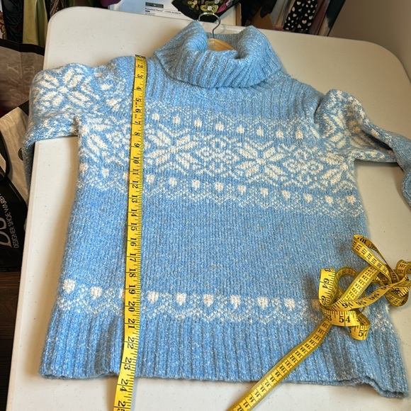 L.L. Bean Fair Isle Turtleneck Sweater - Picture 7 of 10